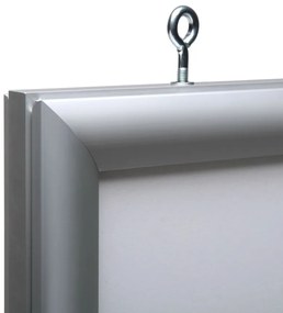 Világító LED deszka 50 x 70 cm, kétoldalas, alumínium