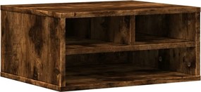 vidaXL füstös tölgy színű szerelt fa nyomtatóállvány 49 x 40 x 22,5 cm