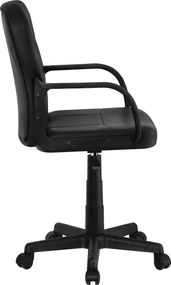 Irodai fotel, fekete, AYLA NEW