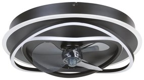 EGLO 35146 NAMORI Ventilátoros lámpa Fehér, Fekete LED IP20