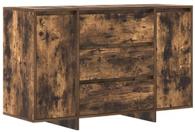 Füstölt tölgy oldalszekrény 120x41x75 cm Mérnöki fa