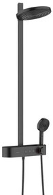Hansgrohe Pulsify zuhanyrendszer termosztatikus csapteleppel matt fekete 24240670