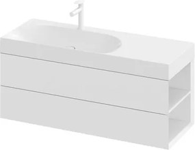 Ravak Lite mosdó alatti szekrény mosdó nélkül 120x43x45 cm fehér X000001891