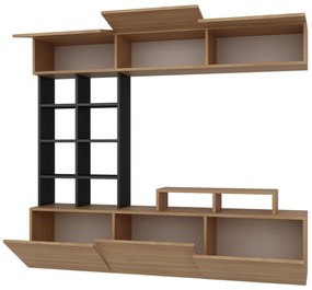 Nappali fal Salsa (teak fa + fekete). 1088651