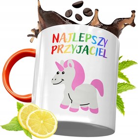 Narancssárga Bögre Gyerekeknek Gyereknapra, fényképes nyomattal