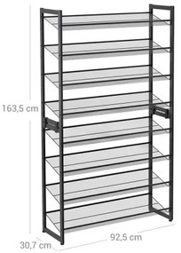 Cipőtartó ALVORO fekete