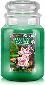 Nagy méretű Holiday Sweets gyertya Country Candle