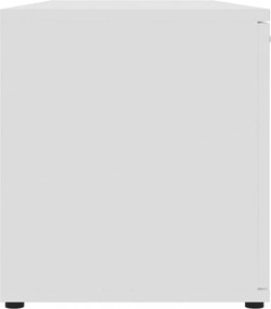 fehér szerelt fa TV-szekrény 120 x 34 x 37 cm