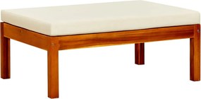 vidaXL 2 db tömör akácfa kerti lábtartó