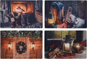 Karácsonyi lábtörlő RUSTIC WELCOME 38x58 cm - több változatban Változat: Cipők