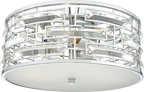 DAR LIGHTING SEV5250 SEVILLE Kristály Mennyezeti Lámpa Csiszolt Króm E27 IP20