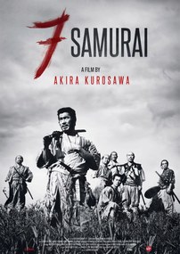Seven Samurai poszter A hét szamuráj Akira Kurosawa