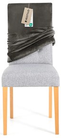 Szürke gumis szék huzat szett 4 db-os 48 cm Sento – Restilo