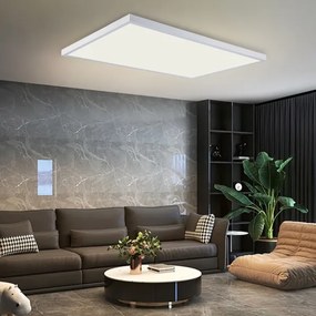 Brilagi-LED Fényerőszabályozható fürdőszobai lámpatest FRAME SMART LED/96W/230V IP44 fehér + távvezérlő