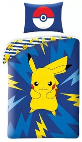 Pokémon Pika-Power ágyneműhuzat 140×200cm, 70×90 cm