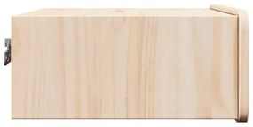Éjjeli asztal 2 pcs Barna 39 x 34 x 16.5 cm Tömör fenyőfa