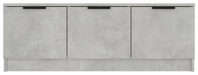 betonszürke szerelt fa TV-szekrény 102 x 35 x 36,5 cm