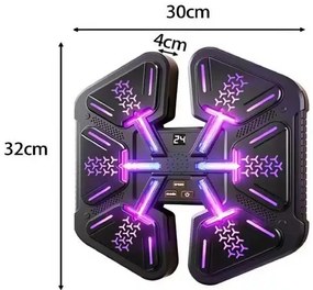 Falra szerelhető interaktív Bluetoothos LED Bokszgép gyerekeknek – játék, tanulás és mozgás egyben Box Géppel