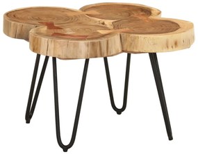 Tömör akácfa dohányzóasztal 4 rönkszelet 36 cm