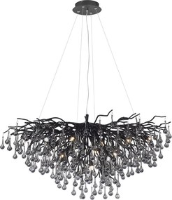 Paul Neuhaus modern függeszték icicle fekete pln2192-18