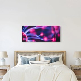 Absztrakt lila kép (120x50 cm)