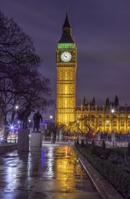 Poszter 56,6x86,4cm Big Ben éjszaka, Assaf Frank