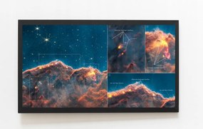 Poszter James Webb Nasa Carina Nebula Jets 70x40cm