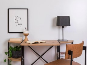 Íróasztal Kusime (atlanti fenyő + fekete)  . 1094968