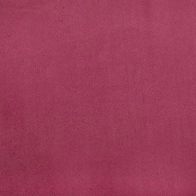Sarokágy keret fejtámlával bordó 90 x 200 cm Bársony