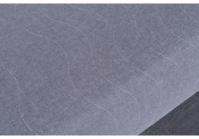 Kárpitozott heverő JACOB XL, tárolóval, teherbírás 130 kg, 90x200 cm, szürke