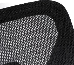 Forgószék ergonomikus kialakítással, fekete színben. KAIR