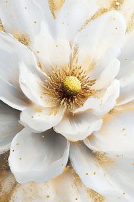 Vászonkép Canvas Természet Fehér Virág Magnólia Glamour 40x60