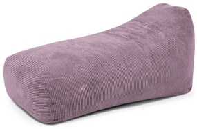 Lila kordbársony babzsákfotel Snug Long 140 – SLOWDOWN