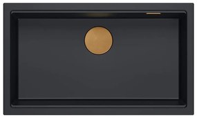 gránit mosogató Logan 110 Black