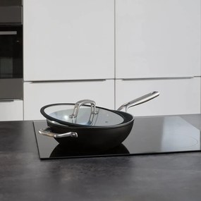 Wok serpenyő fedővel-kerámia felülettel ø 28 cm Meda 3.0 – FABINI