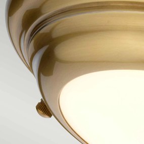 Elstead klasszikus LED mennyezeti lámpa welland mini sárgaréz elswelland-f-s-ab IP54