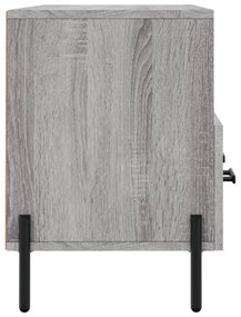 szürke sonoma színű szerelt fa TV-szekrény 102 x 36 x 50 cm