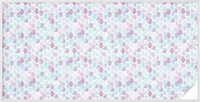 Öntapadós ablakfólia adatvédelem Pasztell pöttyök 200x100