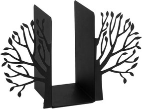 Kitap fém könyvtámasz, fekete, 44×14 cm