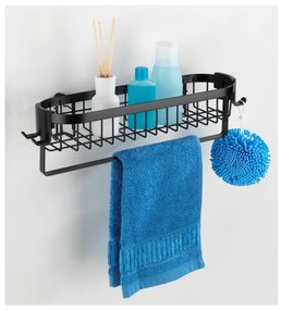 Classic Plus fekete falipolc - Wenko