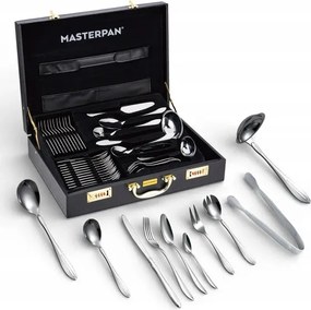 Bőrönd Prémium Evőeszköz Szett 72 Db-os 12 Személyes Szett
