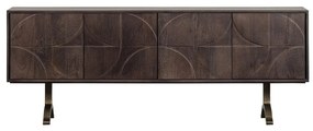 Sötétbarna mangófa TV-állvány 180x70 cm Draw – BePureHome