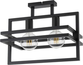 SIGMA LIGHTING 32403 MERCI Loft Mennyezeti Lámpa Fekete E27 IP20