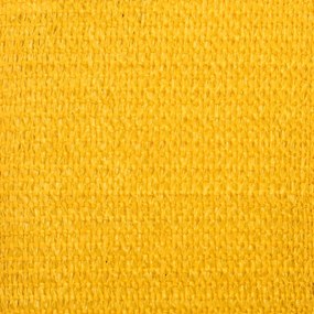sárga négyszögletű HDPE napvitorla 160 g/m² 5x7 m