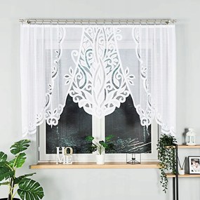 Jacquard készfüggöny alul kivágással 275x130 cm Mezők