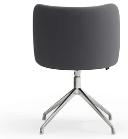 Sötétszürke kárpitozott étkezőfotel Mogi – Teulat