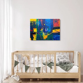 Kép - Absztrakció (üvegen) (70x50 cm)