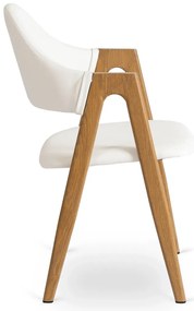 Fehér Eco-bőr Étkezőszék WILLY