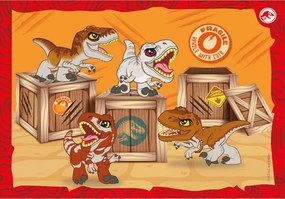 Jurassic World On the Loose 4 az 1-ben puzzle Clementoni