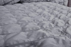Krepp Polycotton ágynemű Neapol Sötétszürke 200x140cm+90x70cm TiaHome kopia